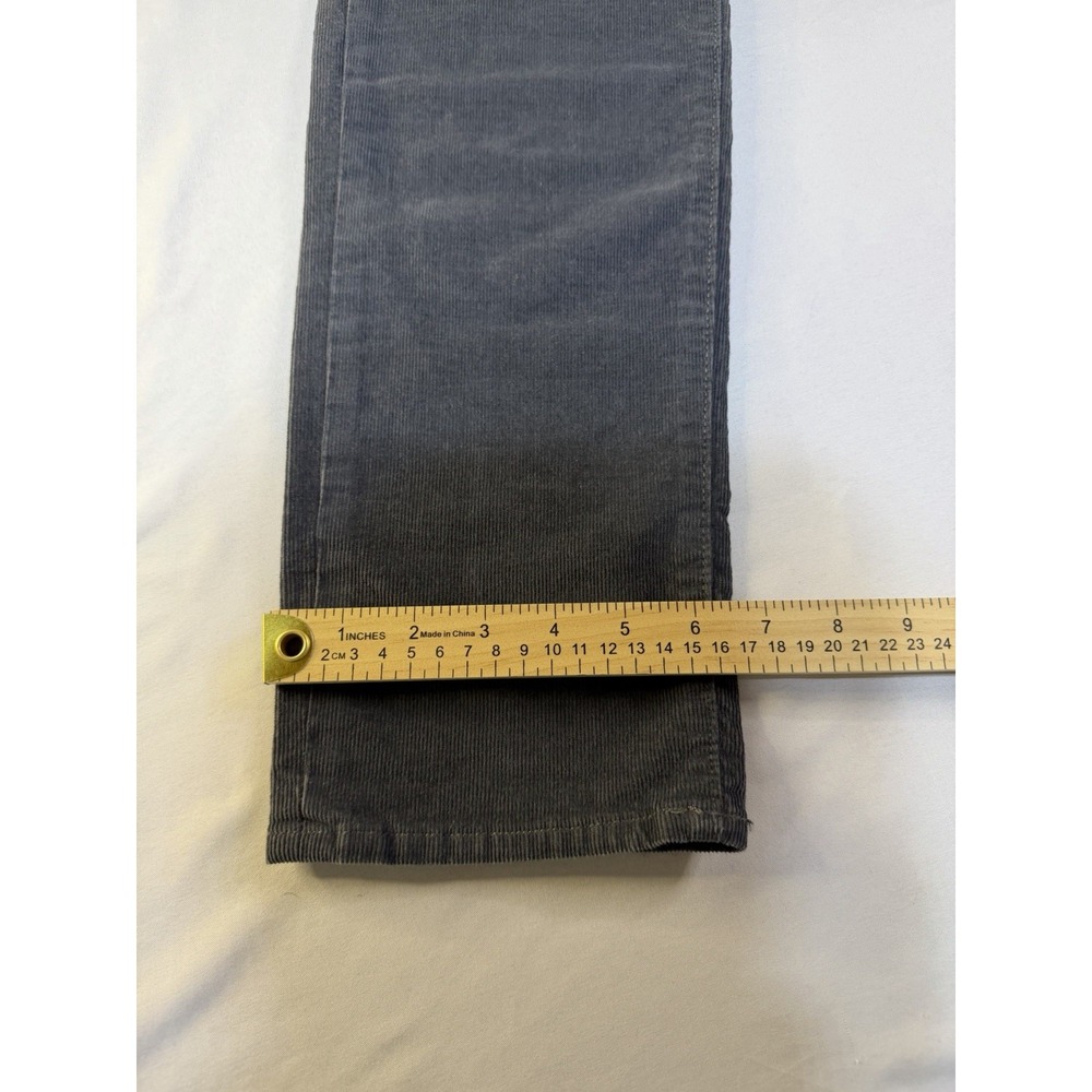 Eddie Bauer Women's Size 6 Corduroy Pants Boyfriend Slim Fit , Leg‎ Relaxed Gray - Picture 4 of 9